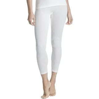 Sangora Damen Woll-Damen Lange Unterhose, Wollweiß, XL EU