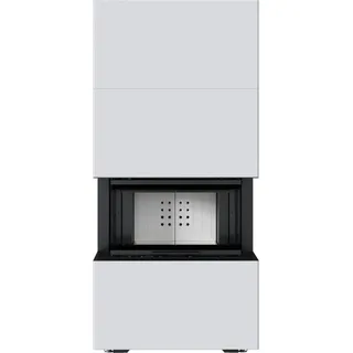 Kamineinsatz KRATKI NBC/EASY BOX 7 kW Ø 160 Bausatz Weiß Mit Türfeder - Weiß