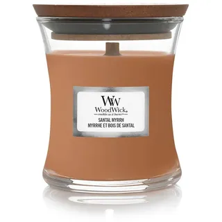 WoodWick | Mini-Kerze | Santal Myrrh | Tolles Geschenk für Frauen