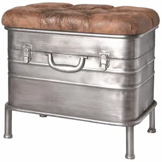 Haku-Möbel HAKU Möbel Sitzbank 13811 anthrazit, braun Metall 51,0 cm