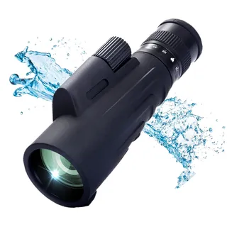 Monokular Teleskop 10-30x50 ED Zoom Monokulare IPX7 Stickstoffgefüllt und Wasserdicht mit BAK4 Prisma & FMC Linse with Adapter and Tripod für Klettern, Ballspiele, Wildtierbeobachtung