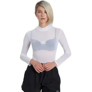 Umbro Reflective Tech Mesh Langarm-body - White - L