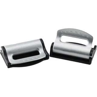 HP Gurtstraffer-Sicherheitsgurtstopper-Paar, schwarz silber
