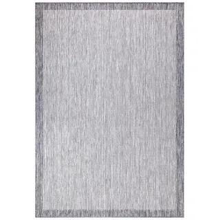 Carpet City Outdoor-Teppich, Grau, Textil, Orientalisch, Rechteckig, 120x170 cm, Oeko-Tex® Standard 100, pflegeleicht, UV-beständig, Teppiche - Böden, Teppiche, Outdoorteppiche