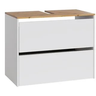 Vicco Waschbeckenunterschrank Viktor Weiß/Artisan 80.2 x 65 cm, Model 59938 - Weiß,