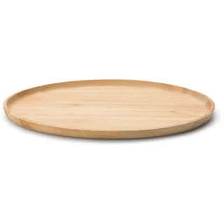 Continenta Tablett oval, Gummibaum, ideal zum Servieren,