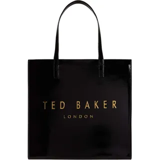 Ted Baker Shopper Crinkon Crinkle Large Icon Bag Black schwarz - Schwarz