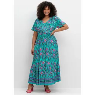 sheego by Joe Browns Maxikleid »Maxikleid«, blau