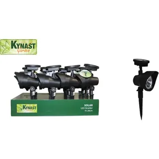 Kynast Solar Strahler Spot Fluter in schwarz mit Erdspieß 29cm