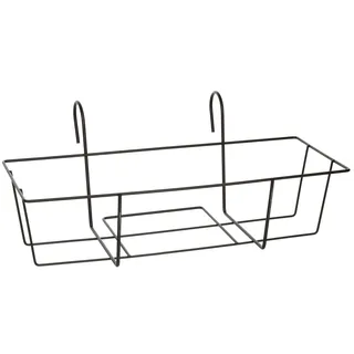 Dehner Blumenkastenhalter Trixie, ca. 55 x 31 x 24 cm, Metall, schwarz