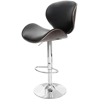 Mendler Barhocker Foxrock 0 x 0 cm Grau/Schwarz