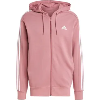 Adidas Essentials French Terry 3-Streifen Kapuzenjacke PINK L