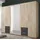 Drehtürenschrank Freiburg 270 x 210 x 58 cm Grau