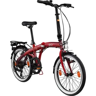 Agon Parklane 20 Zoll Klapprad Fahrrad rot