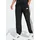 Women's Train Essentials 3-Stripes Woven Pants, Black/White, XXL