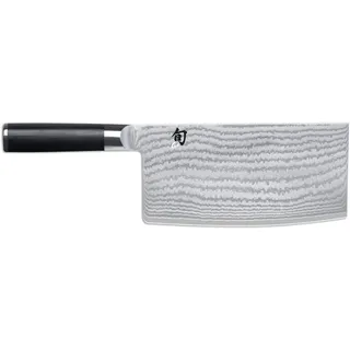Shun Classic China Kochmesser Damastmesser 18 cm Silber Pakkaholzgriff geschmiedet