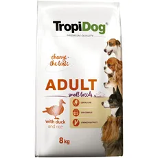 Bild 8kg Premium Adult Small Ente & Reis Hundefutter trocken