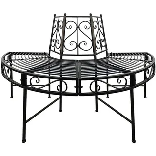 DEMA Baumbank Ø 125 cm Schwarz