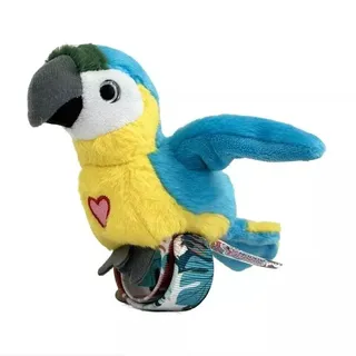 Happy Yappers: Papagei, der interaktive Vogel - blau