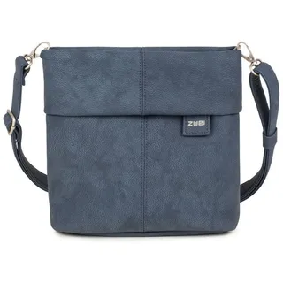 Zwei Mademoiselle.m M8 Umhängetasche Polyurethan Nubuk Blue