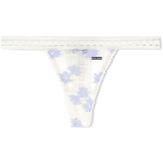 Emporio Armani Ew000397_af19040 Tanga - Ivory Blue Floral - L