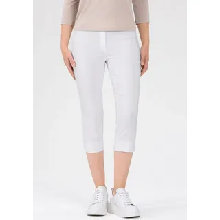 STEHMANN Caprihose STEHMANN "Ina", Damen, Gr. 38, N-Gr, weiß, Web, Obermaterial: 72% Viskose, 25% Polyamid, 3% Elasthan, 3/4-Länge, Hosen Caprihose, Sommerhose in Größen 32 bis 52