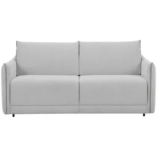 Novel Schlafsofa Ariella, Dunkelgrau, Textil, Buche, massiv, 3-Sitzer, 202x82x101 cm, Liegefunktion, Rücken echt, Kinder- & Jugendzimmer, Jugendmöbel, Jugendsofas