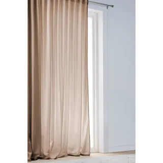 JOTEX Simone Multifunktionsgardine 1er-Pack - extra breit, Beige,220