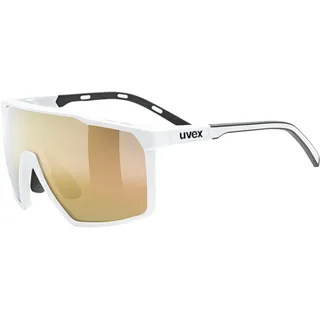 Uvex Mtn Perform S - White Matt - Mirror Gold