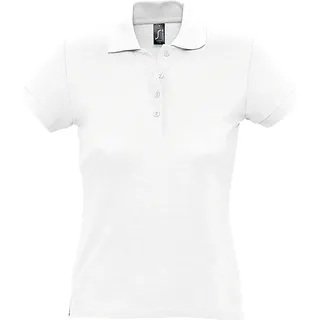 SOLS Passion Damen Polo-Shirt, Kurzarm PC317 (2XL) (Weiß) - Weiß
