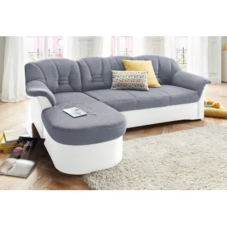 DOMO collection Ecksofa »Elva L-Form«, wahlweise mit Bettfunktion und Federkern