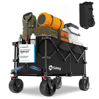 Sekey XXL Plus Bollerwagen schwarz
