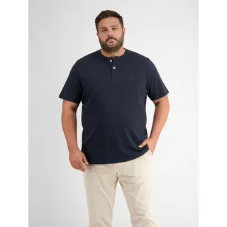 T-Shirt LERROS "T-Shirt mit Rundhalsausschnitt, grosse Größen", Herren, Gr. 6XL, blau (classic navy), 100% Baumwolle, Rundhals, Shirts T-Shirt, Herren T-Shirt Übergröße, 100% Baumwolle, Einfarbig, Kurzarm