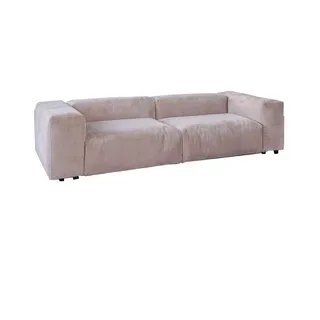 Kawola Modulsofa MIA Taupe Cord , Textil , Nachbildung , Füllung: Federn , 306x72x120 cm , Wohnzimmer, Sofas & Couches, Sofas