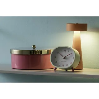 Alarm Clock Cheeky Oval Soft Green