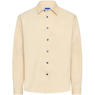 HUGO Blue Langarmhemd »Ebino«, mit kontrastfarbigen Knöpfen