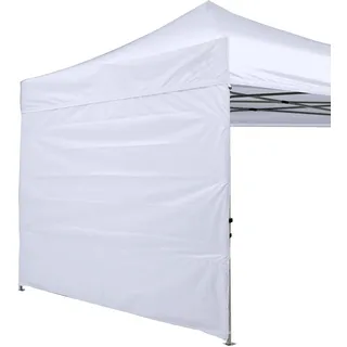 ABCCANOPY Pavillon Seitenteile 2.5x2.5,Wasserdicht Seitenwände,Weiß