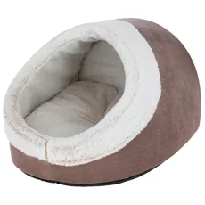 Kerbl Pet Kuschelhöhle Jana, braun, 43x54x35 cm