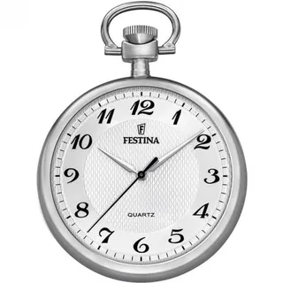 Festina Herren mit Kette - Edelstahl 316L - Quarzwerk - Mineralglas mit hoher Widerstandsfähigkeit - Klassisch, Vintage und Elegant F2020/1