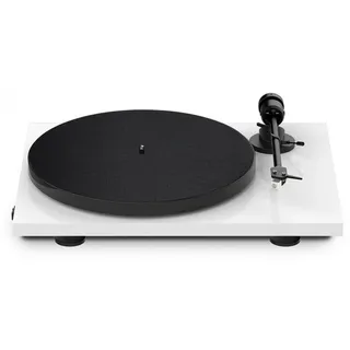 Pro-Ject E1 Phono, (AT3600L, Audio-Plattenspieler mit Riemenantrieb Weiß)