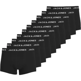 JACK & JONES JACSOLID Boxershorts Schwarz XXL 10er Pack
