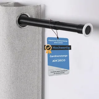 Duschvorhangstange ohne Bohren 360-410cm Ø32mm, Teleskopstange zum Klemmen, Vorhangstange Rutschfest Duschstange Keine Wände Verletzen, Teleskop Gardinenstange für Badezimmer, Fenster, Kleiderschrank