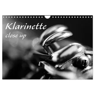 Klarinette - close up (Wandkalender 2026 DIN A4 quer), CALVENDO Monatskalender: Detailaufnahmen einer Klarinette (CALVENDO Hobbys)