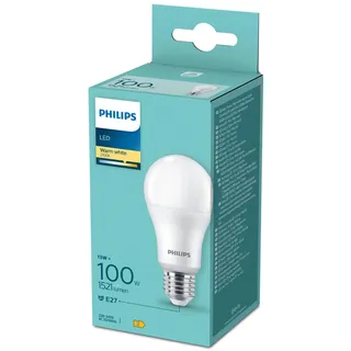 Philips Leuchtmittel E27 Glühlampenform 2.700 K 1521 lm 13 W