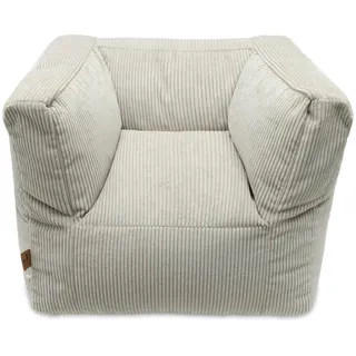 Jollein Kindersessel Corduroy Olive Green – Weicher Kinder Sessel aus Cordstoff für Kleinkinder – Leicht & Gemütlich – Perfekt fürs Kinderzimmer – Olivgrün