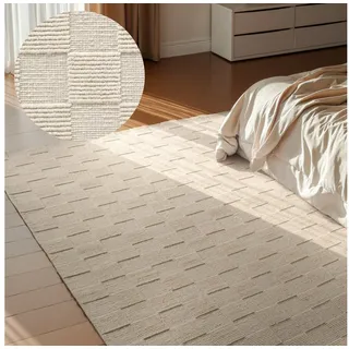 Villeroy & Boch Scala Wollteppich 160 x 230 cm Weiß