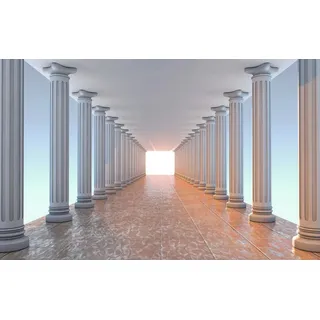 Fototapete PAPERMOON "Raum 3D", bunt, B:3m L:2,23m, Vlies, Tapeten, Fototapete