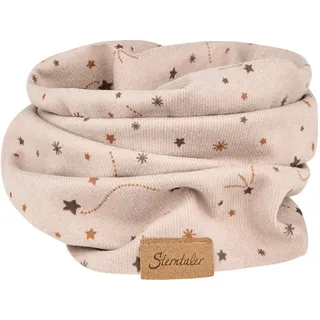 Sterntaler Schlauchschal aus feiner Strickware mit Sternchen-Print - Unisex Accessoires für Babys und Kleinkinder - warm und angenehm - beige, Gr. 1