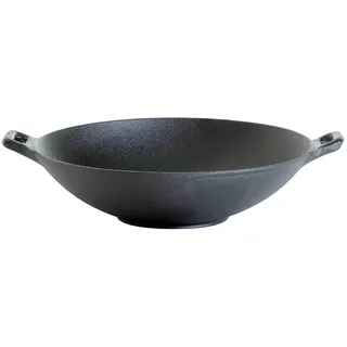 All Grill Wok aus Gusseisen, Ø 25cm Grillzubehör Gusseisenwok