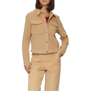 s.Oliver Verkürzte Cordjacke mit Druckknöpfen